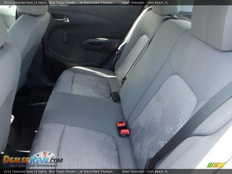 2013 Chevrolet Sonic LS Hatch Blue Topaz Metallic / Jet Black/Dark Titanium Photo #16