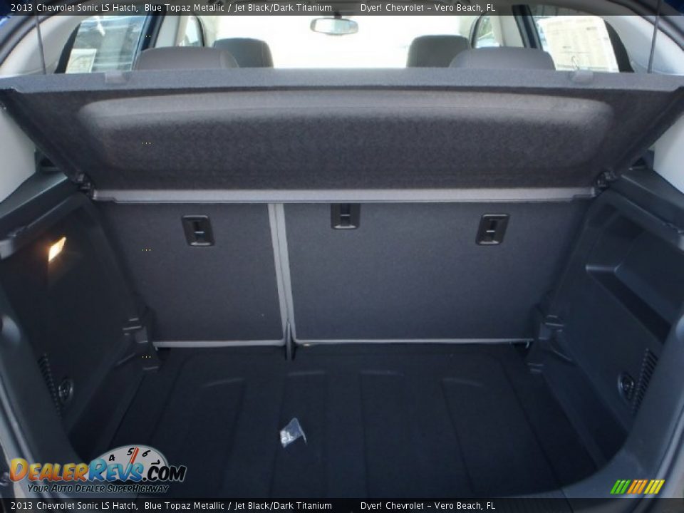 2013 Chevrolet Sonic LS Hatch Blue Topaz Metallic / Jet Black/Dark Titanium Photo #17