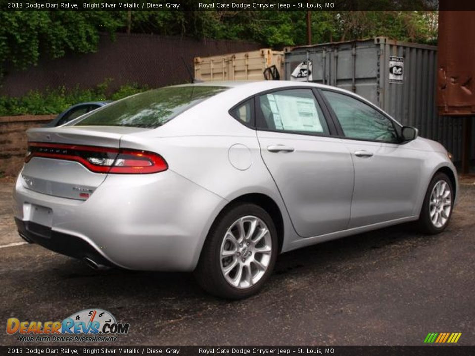 Bright Silver Metallic 2013 Dodge Dart Rallye Photo #3
