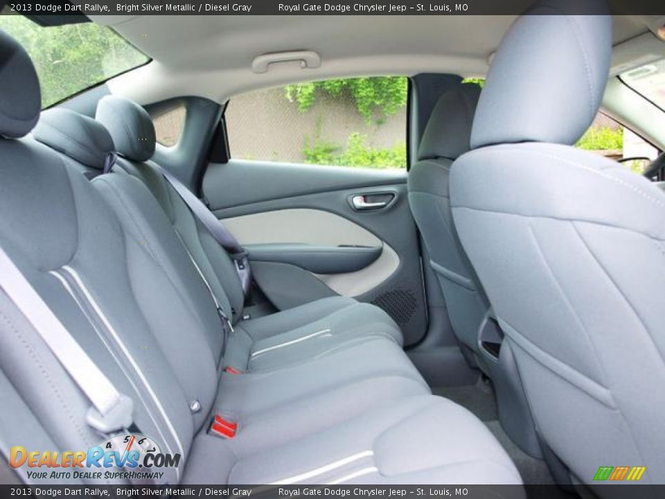 Rear Seat of 2013 Dodge Dart Rallye Photo #4