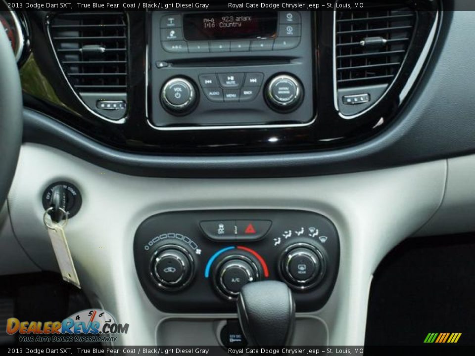 2013 Dodge Dart SXT True Blue Pearl Coat / Black/Light Diesel Gray Photo #7