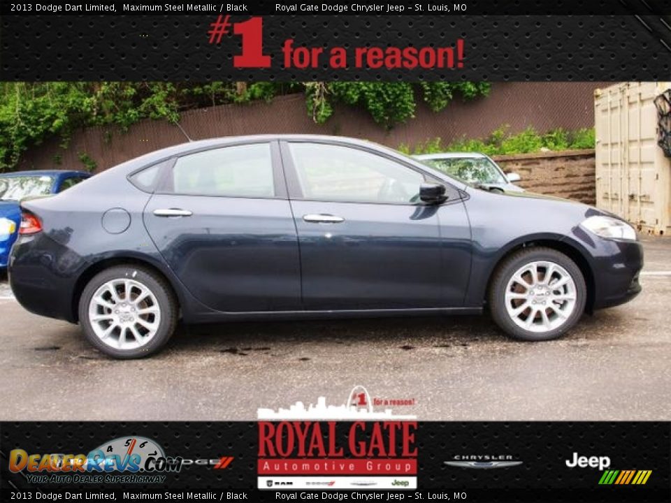 2013 Dodge Dart Limited Maximum Steel Metallic / Black Photo #1