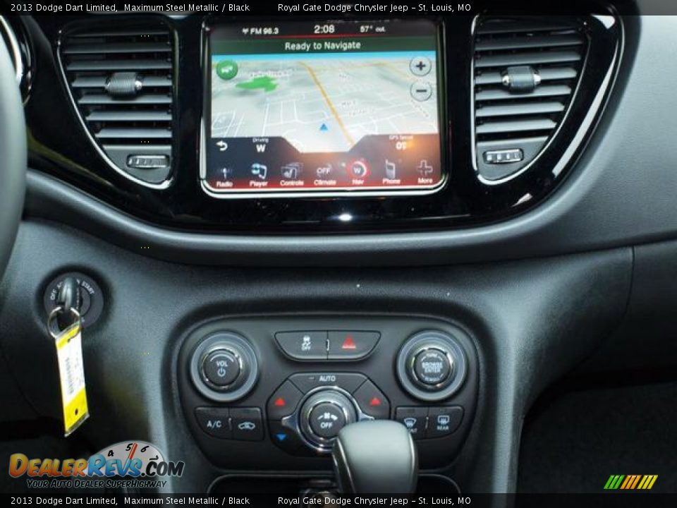 2013 Dodge Dart Limited Maximum Steel Metallic / Black Photo #7