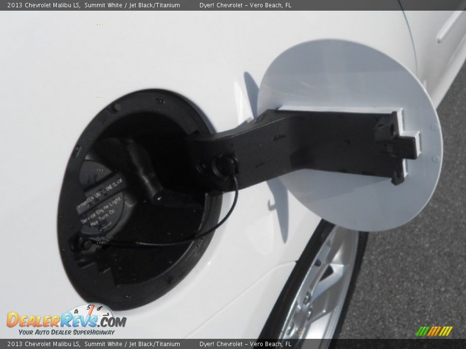 2013 Chevrolet Malibu LS Summit White / Jet Black/Titanium Photo #7