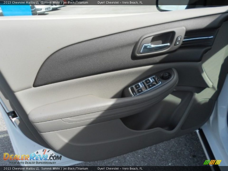 2013 Chevrolet Malibu LS Summit White / Jet Black/Titanium Photo #9