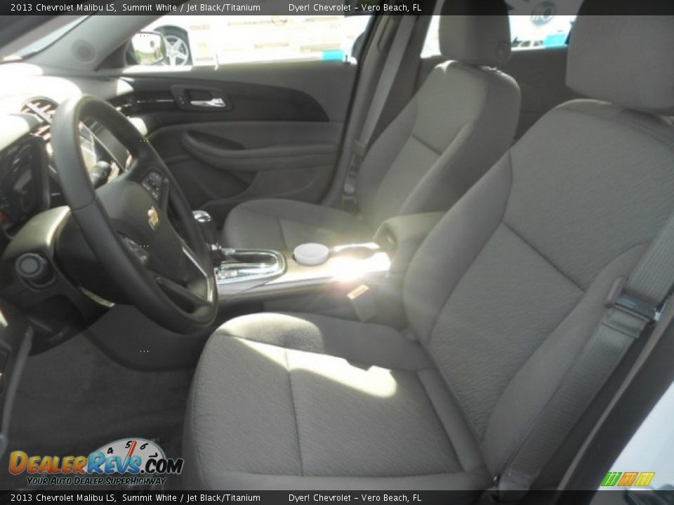 2013 Chevrolet Malibu LS Summit White / Jet Black/Titanium Photo #10