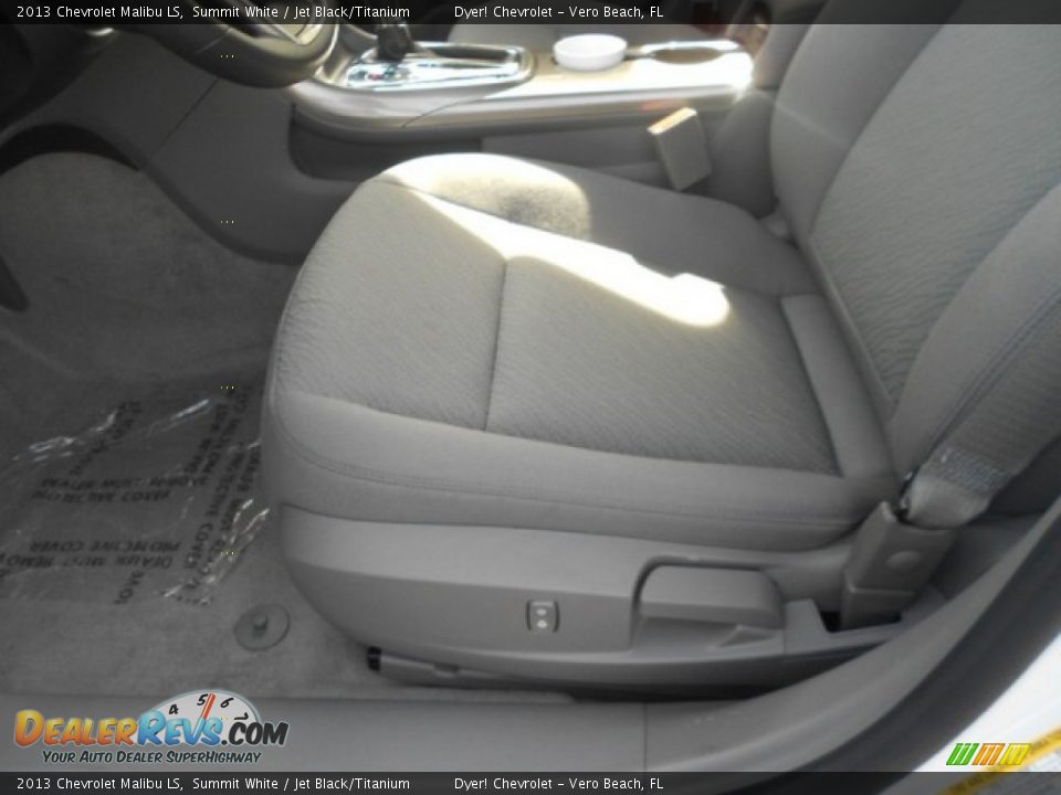 2013 Chevrolet Malibu LS Summit White / Jet Black/Titanium Photo #11