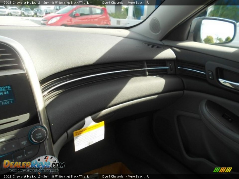 2013 Chevrolet Malibu LS Summit White / Jet Black/Titanium Photo #16