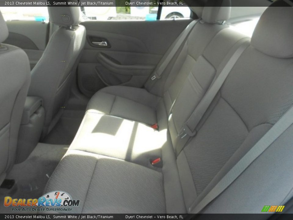 2013 Chevrolet Malibu LS Summit White / Jet Black/Titanium Photo #18