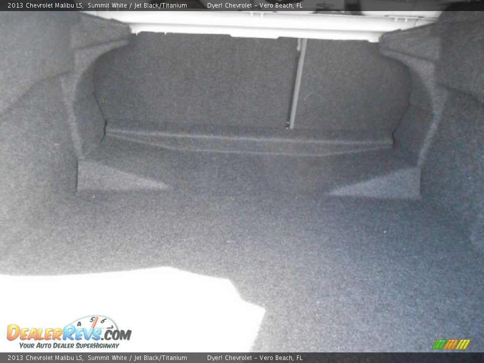 2013 Chevrolet Malibu LS Summit White / Jet Black/Titanium Photo #19