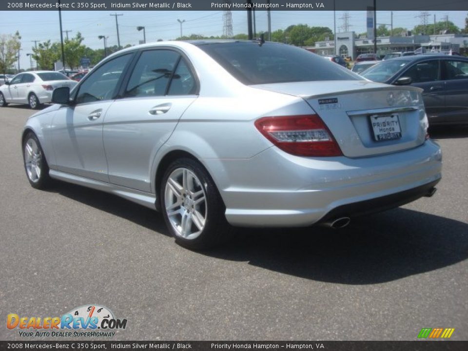 2008 Mercedes-Benz C 350 Sport Iridium Silver Metallic / Black Photo #4