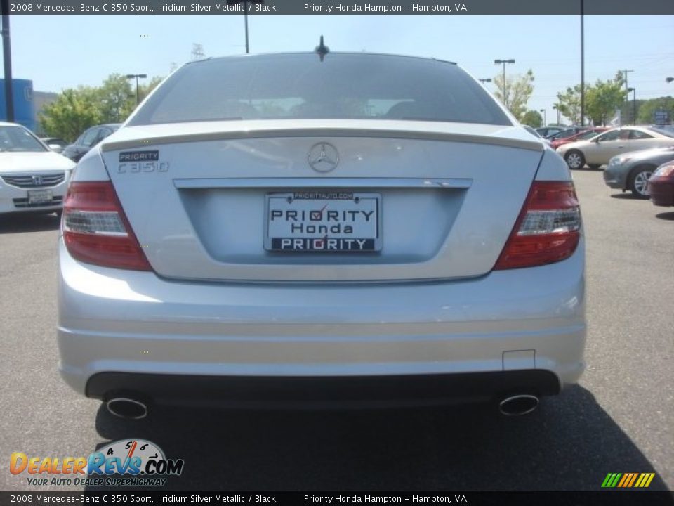2008 Mercedes-Benz C 350 Sport Iridium Silver Metallic / Black Photo #5