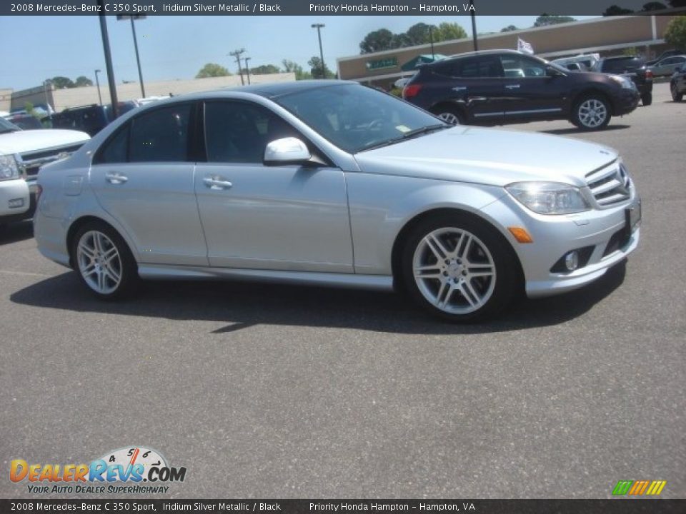 2008 Mercedes-Benz C 350 Sport Iridium Silver Metallic / Black Photo #7