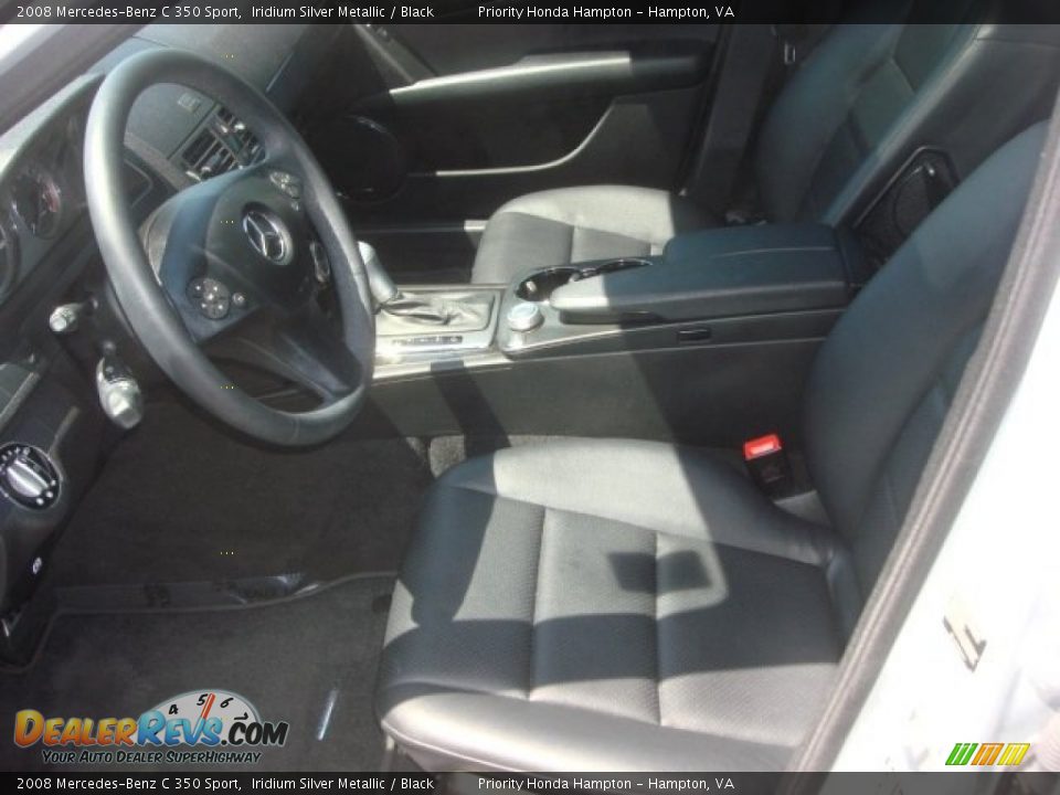 2008 Mercedes-Benz C 350 Sport Iridium Silver Metallic / Black Photo #10