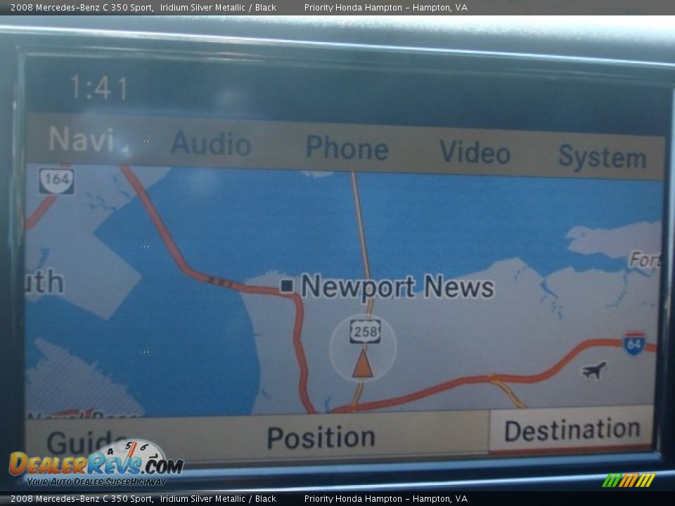 2008 Mercedes-Benz C 350 Sport Iridium Silver Metallic / Black Photo #24