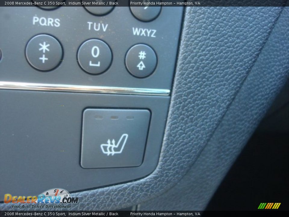 2008 Mercedes-Benz C 350 Sport Iridium Silver Metallic / Black Photo #25