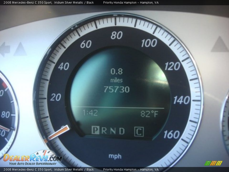 2008 Mercedes-Benz C 350 Sport Iridium Silver Metallic / Black Photo #27