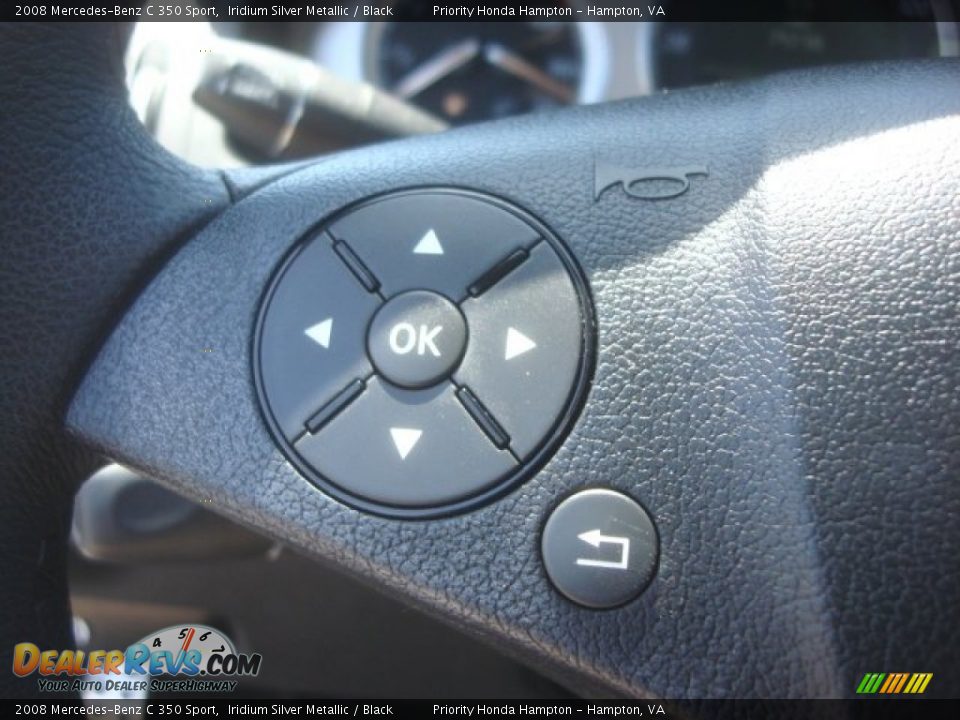 2008 Mercedes-Benz C 350 Sport Iridium Silver Metallic / Black Photo #28