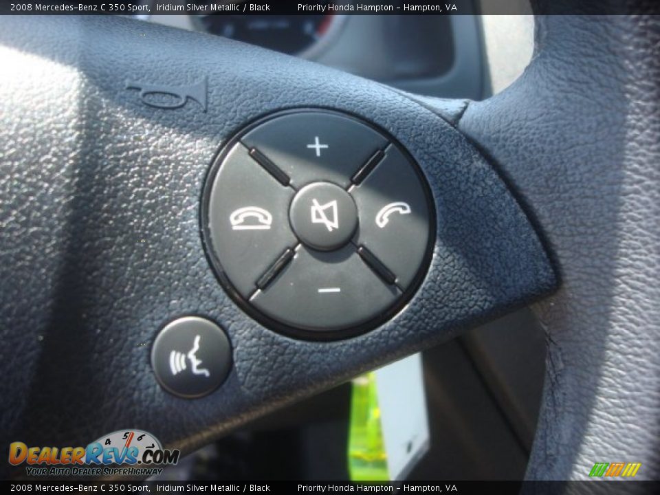 2008 Mercedes-Benz C 350 Sport Iridium Silver Metallic / Black Photo #29