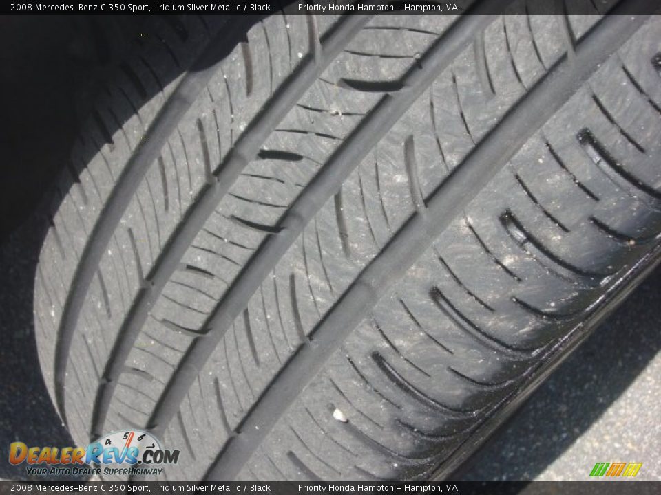 2008 Mercedes-Benz C 350 Sport Iridium Silver Metallic / Black Photo #31