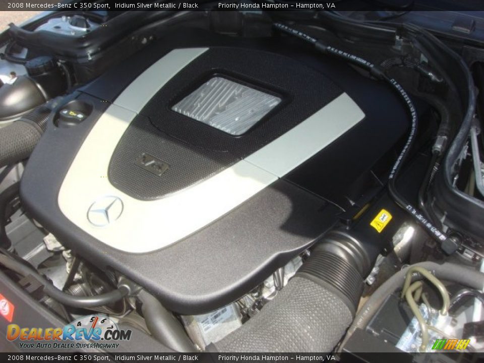 2008 Mercedes-Benz C 350 Sport Iridium Silver Metallic / Black Photo #32