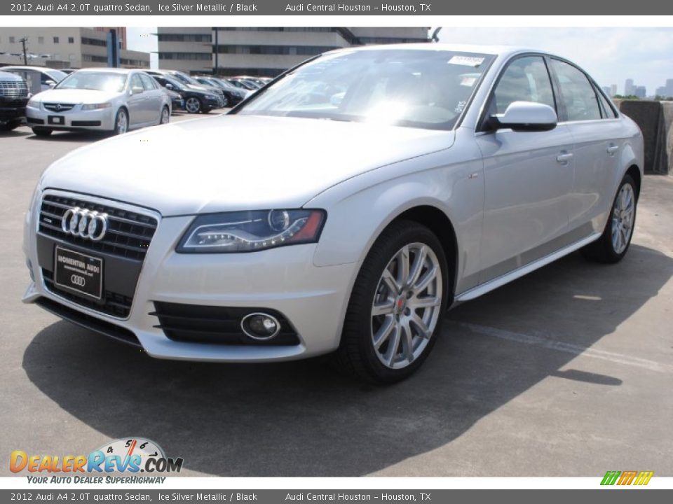 2012 Audi A4 2.0T quattro Sedan Ice Silver Metallic / Black Photo #3