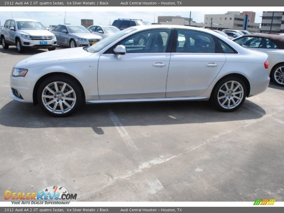 2012 Audi A4 2.0T quattro Sedan Ice Silver Metallic / Black Photo #4