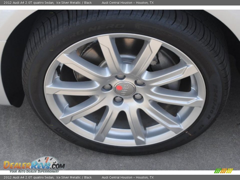 2012 Audi A4 2.0T quattro Sedan Ice Silver Metallic / Black Photo #5