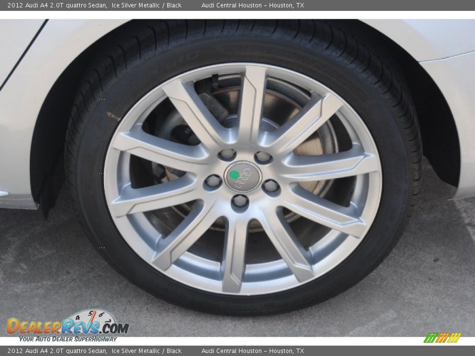 2012 Audi A4 2.0T quattro Sedan Ice Silver Metallic / Black Photo #6