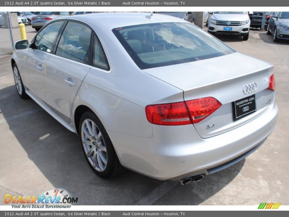 2012 Audi A4 2.0T quattro Sedan Ice Silver Metallic / Black Photo #7