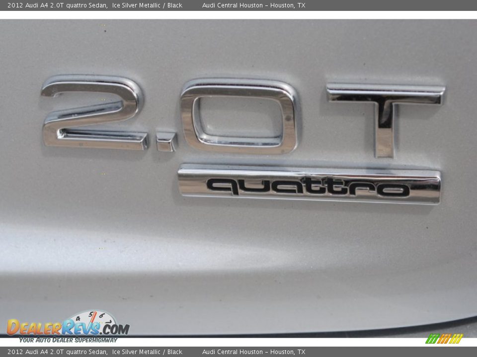 2012 Audi A4 2.0T quattro Sedan Ice Silver Metallic / Black Photo #10