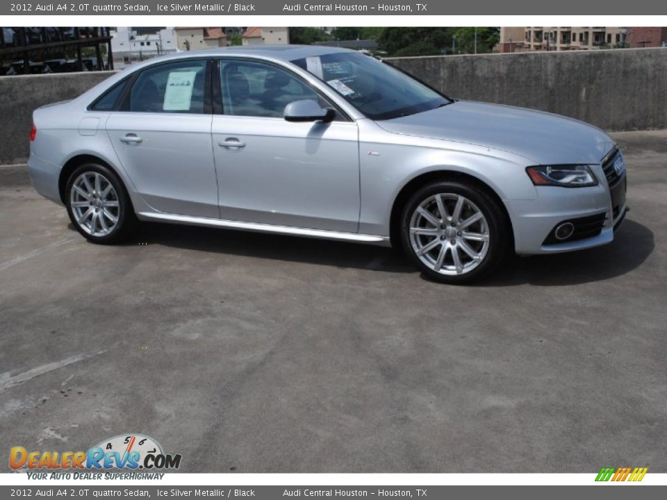 2012 Audi A4 2.0T quattro Sedan Ice Silver Metallic / Black Photo #11