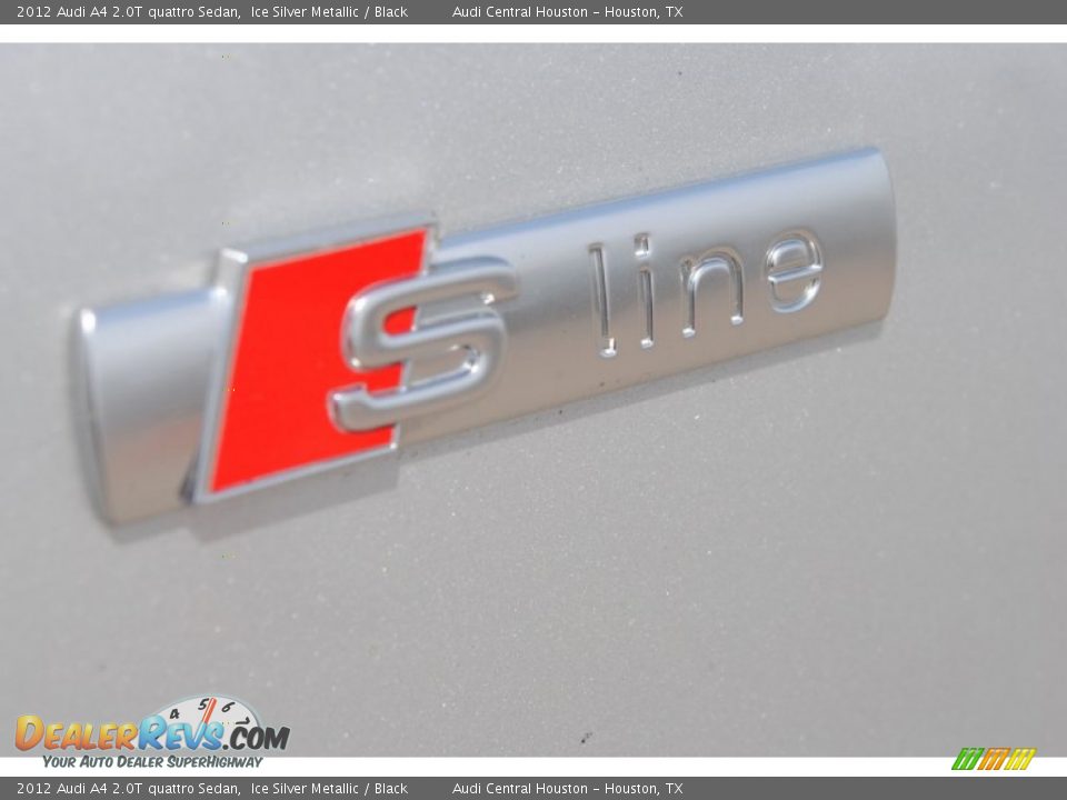 2012 Audi A4 2.0T quattro Sedan Ice Silver Metallic / Black Photo #14