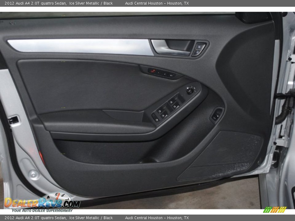 2012 Audi A4 2.0T quattro Sedan Ice Silver Metallic / Black Photo #15