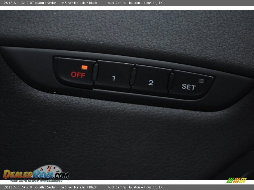 2012 Audi A4 2.0T quattro Sedan Ice Silver Metallic / Black Photo #16