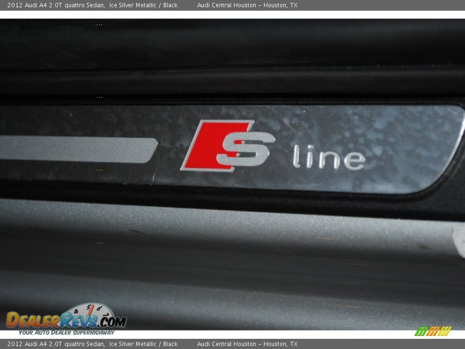 2012 Audi A4 2.0T quattro Sedan Ice Silver Metallic / Black Photo #17