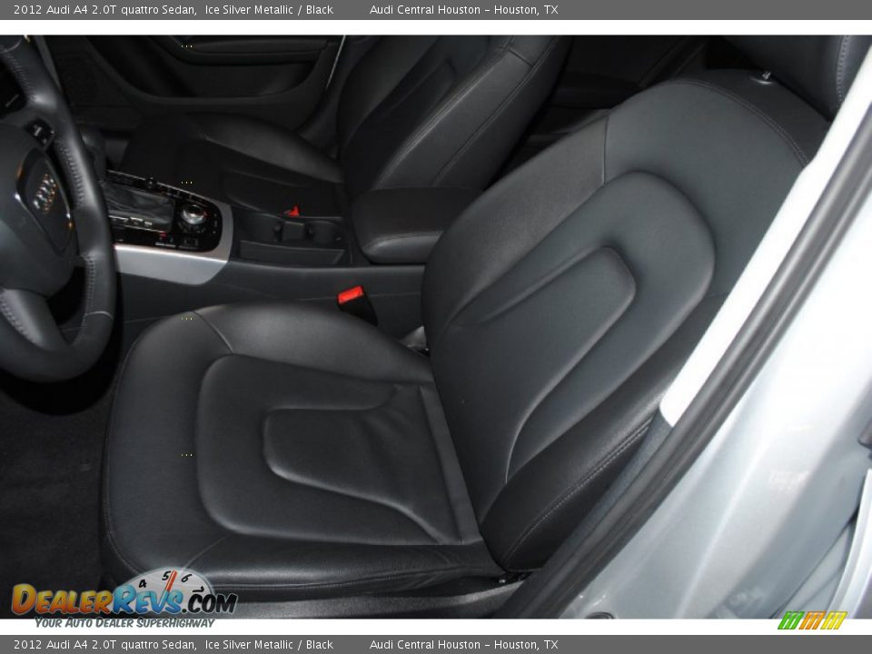 2012 Audi A4 2.0T quattro Sedan Ice Silver Metallic / Black Photo #19