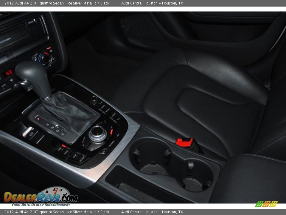 2012 Audi A4 2.0T quattro Sedan Ice Silver Metallic / Black Photo #22