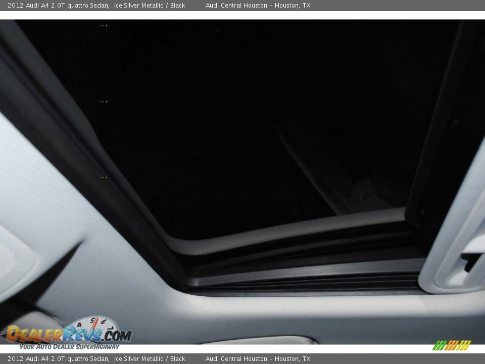 2012 Audi A4 2.0T quattro Sedan Ice Silver Metallic / Black Photo #23