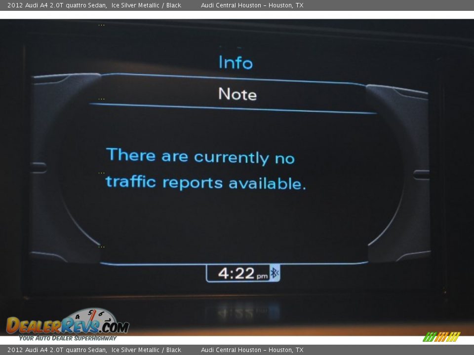 2012 Audi A4 2.0T quattro Sedan Ice Silver Metallic / Black Photo #28