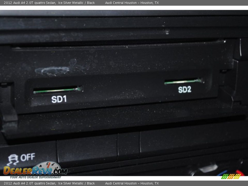 2012 Audi A4 2.0T quattro Sedan Ice Silver Metallic / Black Photo #35