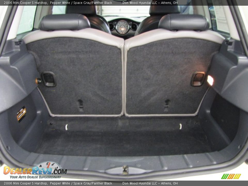 2006 Mini Cooper S Hardtop Pepper White / Space Gray/Panther Black Photo #4