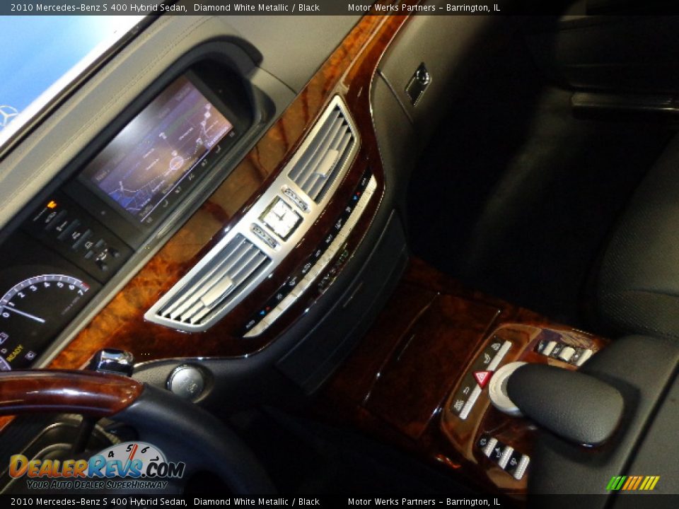 2010 Mercedes-Benz S 400 Hybrid Sedan Diamond White Metallic / Black Photo #16