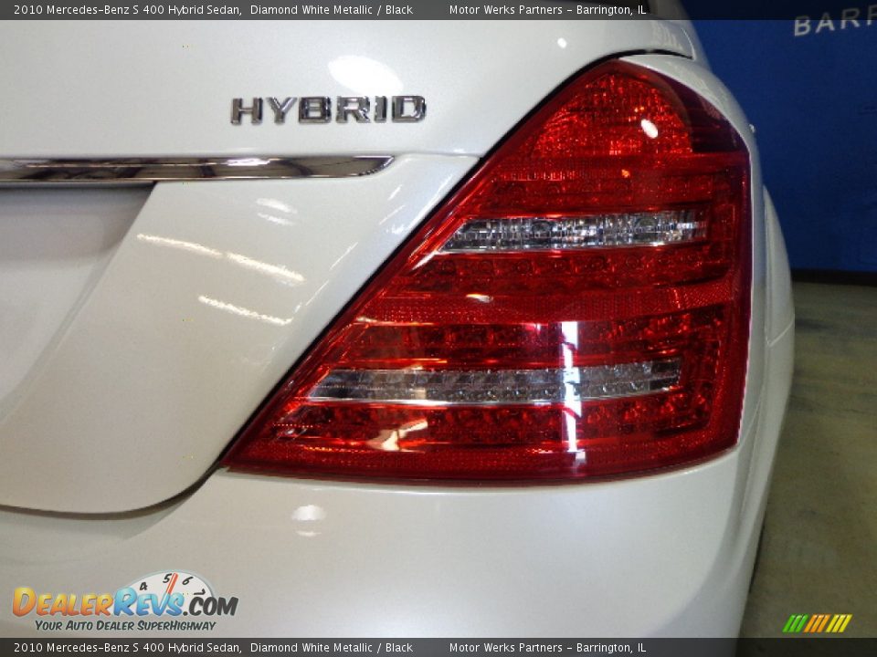 2010 Mercedes-Benz S 400 Hybrid Sedan Diamond White Metallic / Black Photo #23