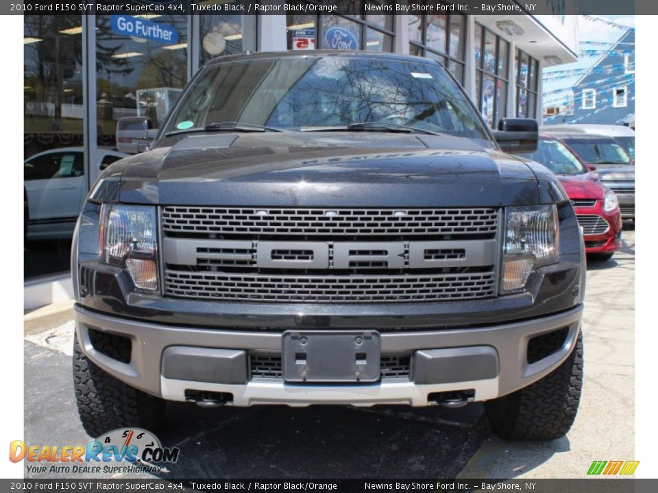 2010 Ford F150 SVT Raptor SuperCab 4x4 Tuxedo Black / Raptor Black/Orange Photo #2