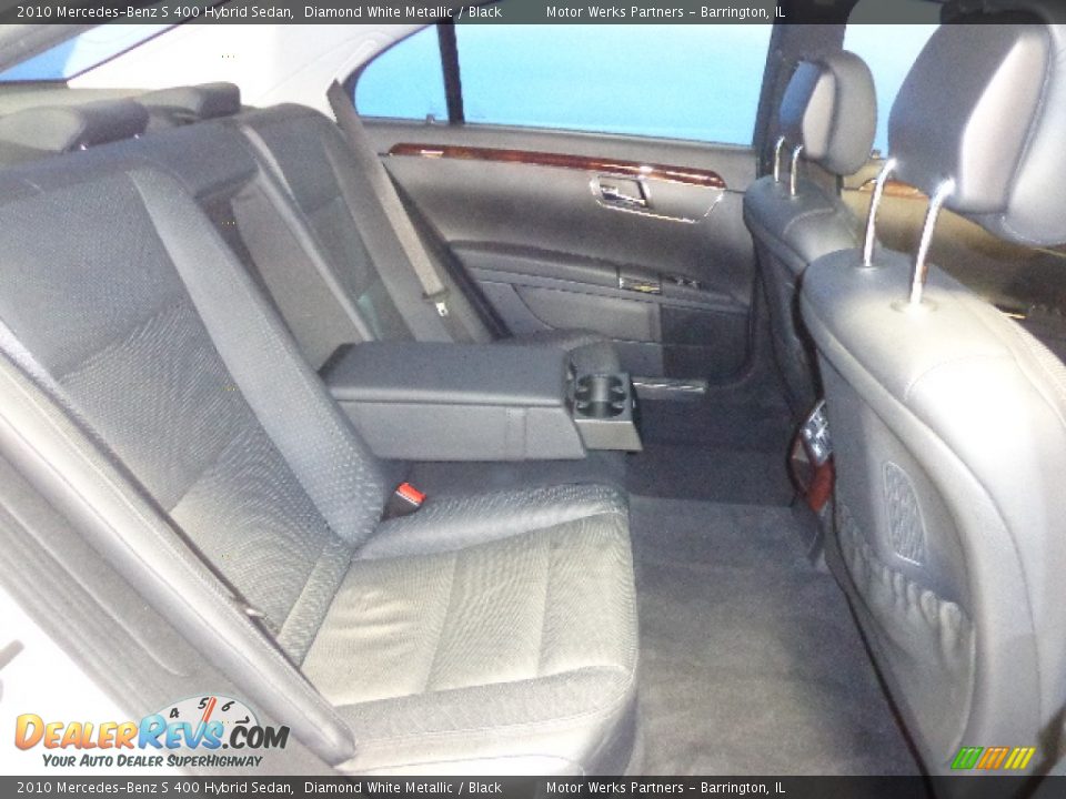 2010 Mercedes-Benz S 400 Hybrid Sedan Diamond White Metallic / Black Photo #29