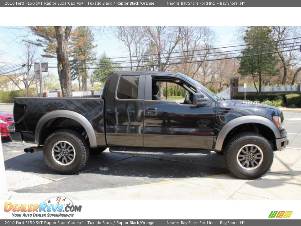 2010 Ford F150 SVT Raptor SuperCab 4x4 Tuxedo Black / Raptor Black/Orange Photo #6