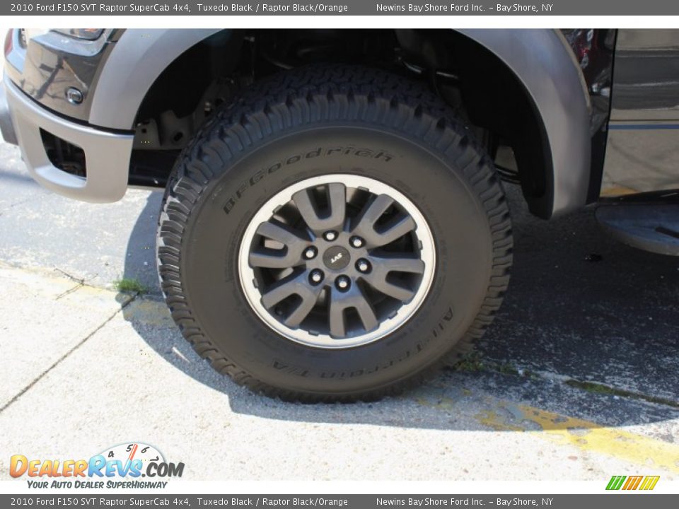 2010 Ford F150 SVT Raptor SuperCab 4x4 Tuxedo Black / Raptor Black/Orange Photo #8