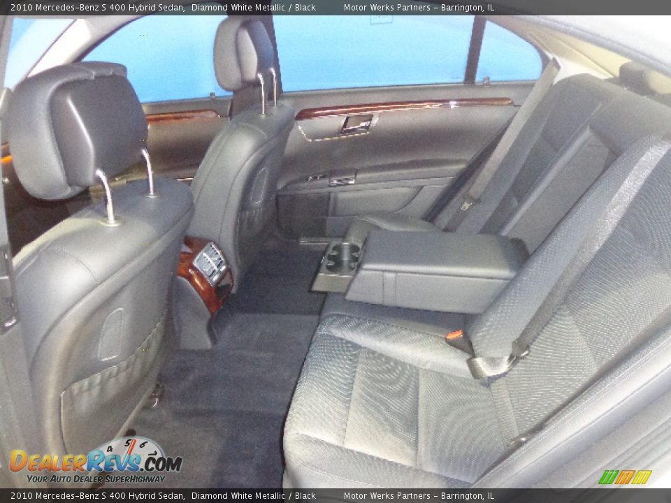2010 Mercedes-Benz S 400 Hybrid Sedan Diamond White Metallic / Black Photo #33