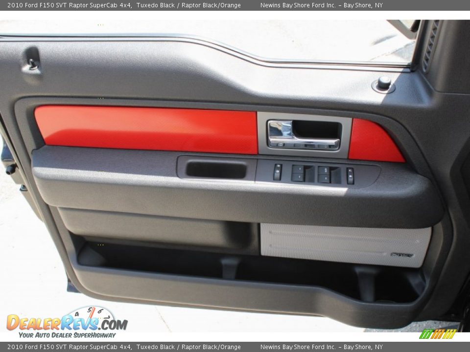 2010 Ford F150 SVT Raptor SuperCab 4x4 Tuxedo Black / Raptor Black/Orange Photo #11